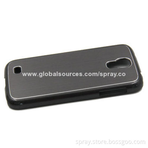 Brushed Aluminum Cover for Samsung Galaxy S4, Various Colors Available
